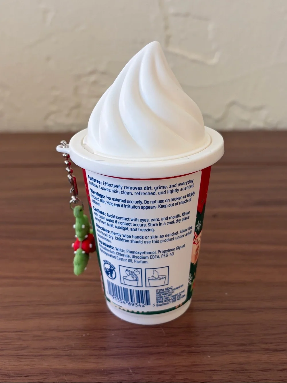 Wish Christmas Mini Wipes Holiday Cup Containers Set of 3 New